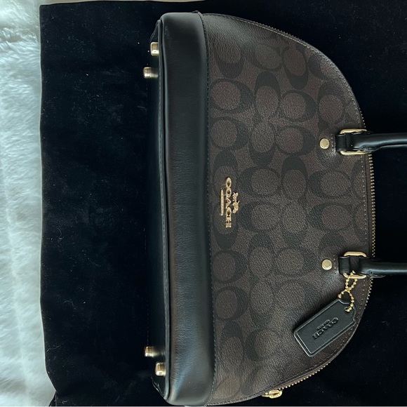 Coach Mini Sierra Satchel in Signature (IM/BROWN/BLACK) - Picture 14 of 16